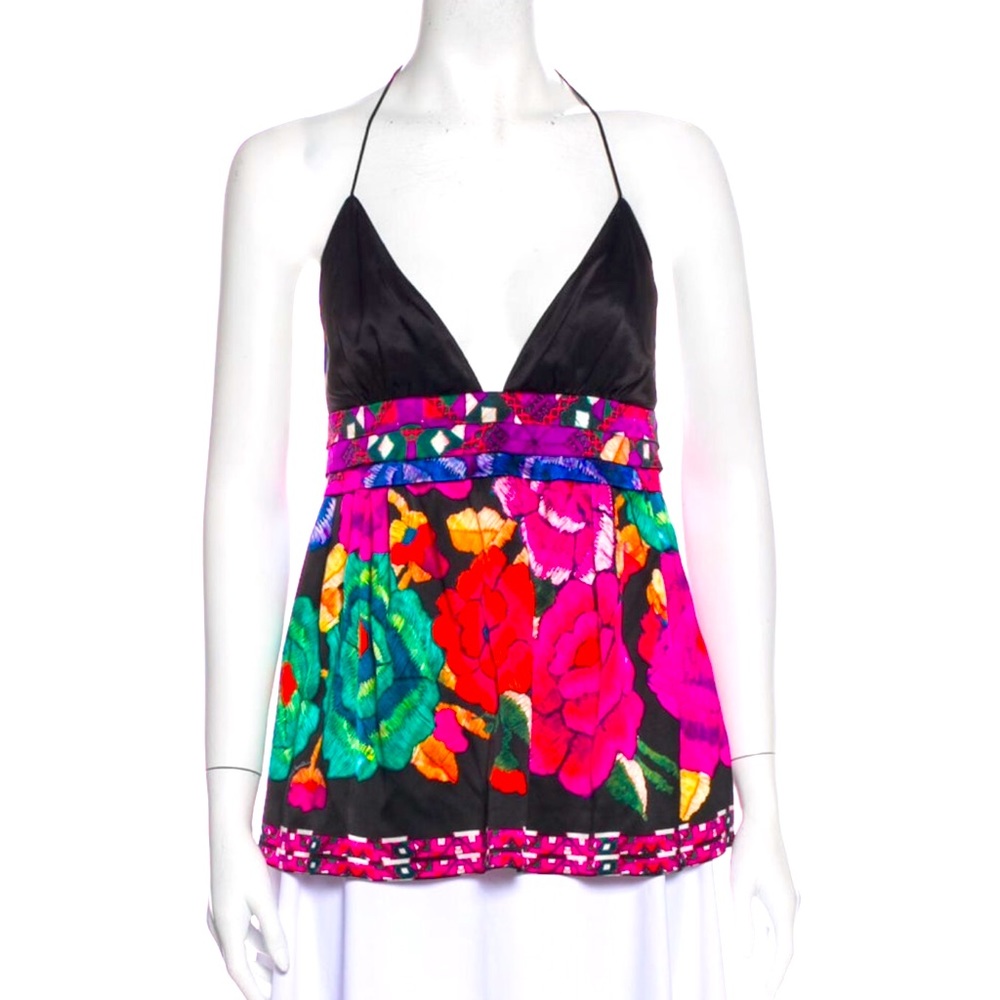 Roberto Cavalli silk top, US2, pristine condition